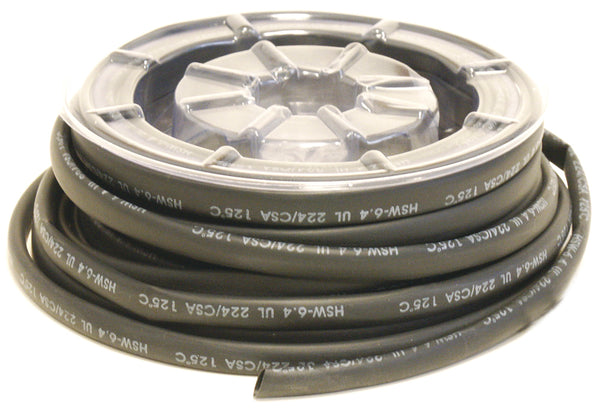 Bihr roll with shrink tube black Ø9.5 mm - 8 meters - A0016424