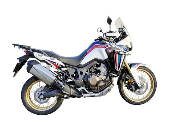 Bihr Black Aluminum Adventure Bars Honda Africa Twin CRF1000L DCT ABS2BI197024A0004