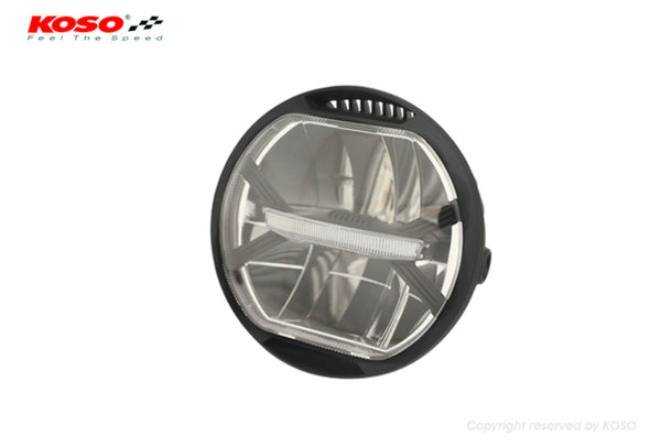 Koso LED Headlight Thunderbolt 170mm GA002000