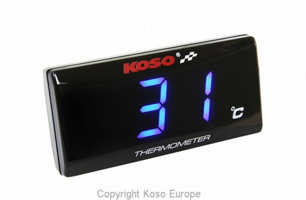 Koso Super Slim Style temperaturindikator Universal BA024B10