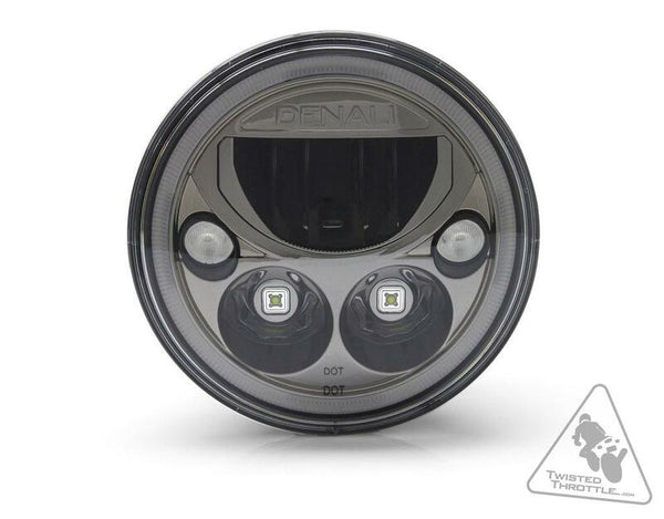 Denali M7 LED-forlygter ø177 mm-sort krom (TT-M7E)