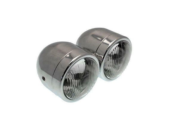 Bihr tvilling forlygter Universal Ø90mm Chromeda006-D
