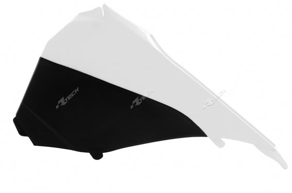 Racetech Venstre Air Box Cover Six Days Replica White/Black KTM SX/SX-F R-FIKTMBNSX13