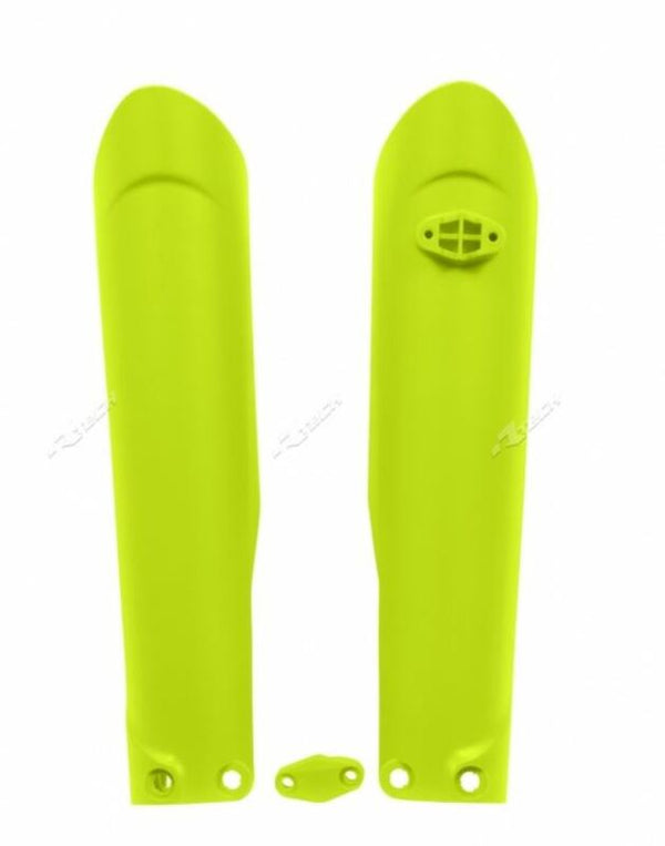 Racetech Fork Guards - Neon Yellow R -pskskmgf0015
