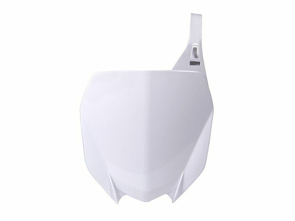 RACETECH Front Number Plate White Yamaha YZ-450F R-TBYZFBN0018 
