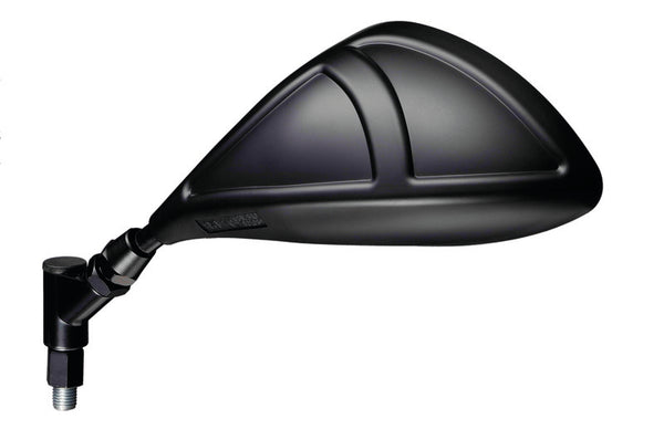 Bihr Light Mirror Universal M10/125 - Sort (par) AA2990095B