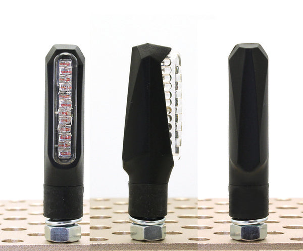 V Parts Line LED Blinkers Black - Universal (6PG99T091B)