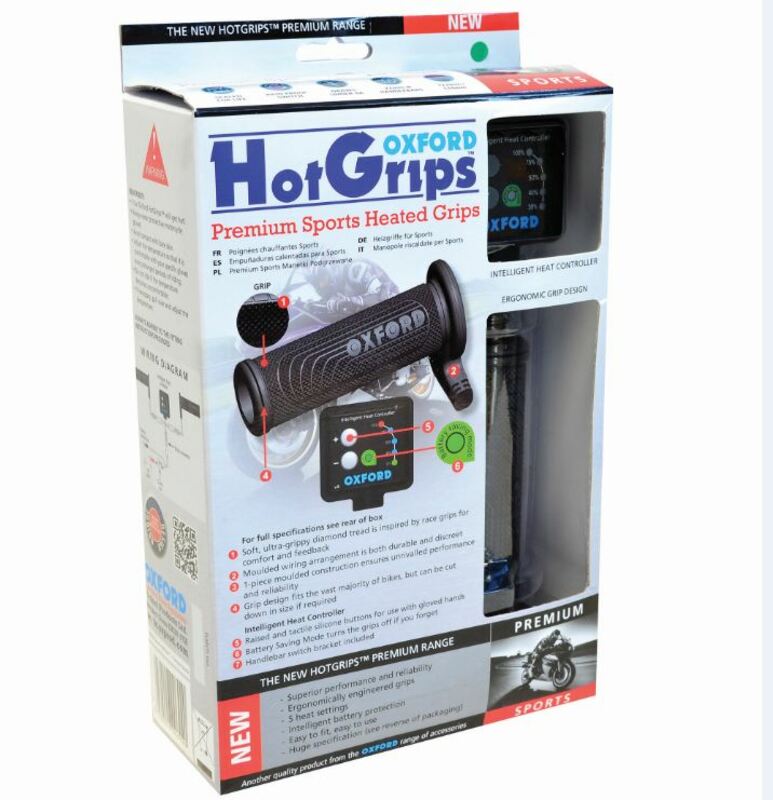 Oxford Hot Grip's premium sport opvarmede greb fra 692