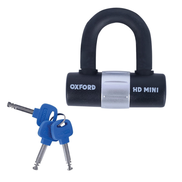 Oxford HD Mini Disc Brake Lock - Ø14mm sort