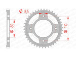 AFAM STEEL STANDARD BACK SPROCK 10235 - 428