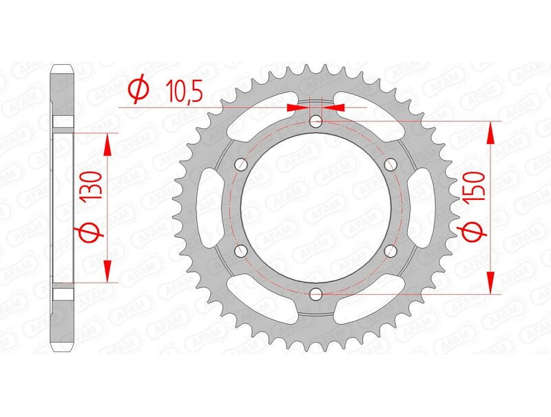 AFAM STEEL STANDARD BAGGROFT 10502 - 525