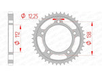 AFAM STEEL STANDARD BAGGROFT 10508 - 530