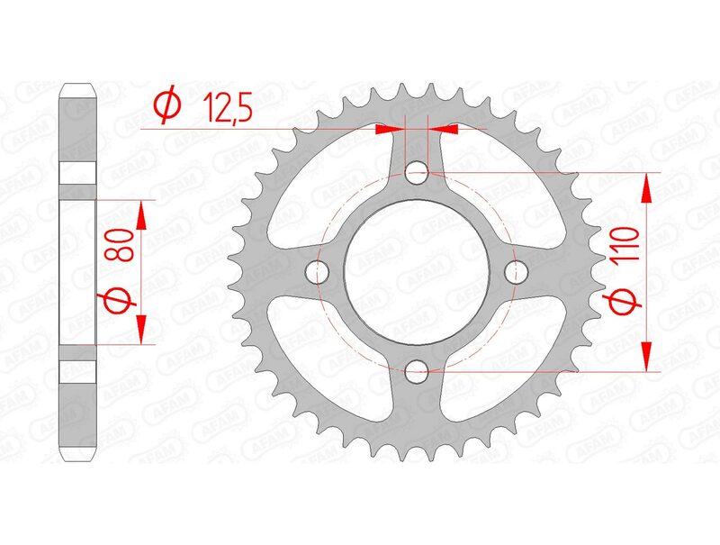 AFAM STEEL STANDARD BAGGROFT 10603 - 530