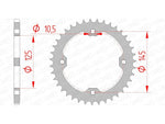 AFAM STEEL STANDARD BACK SPROKE 12407 - 520