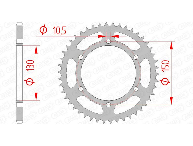 AFAM STEEL STANDARD BAGGROFT 12604 - 520