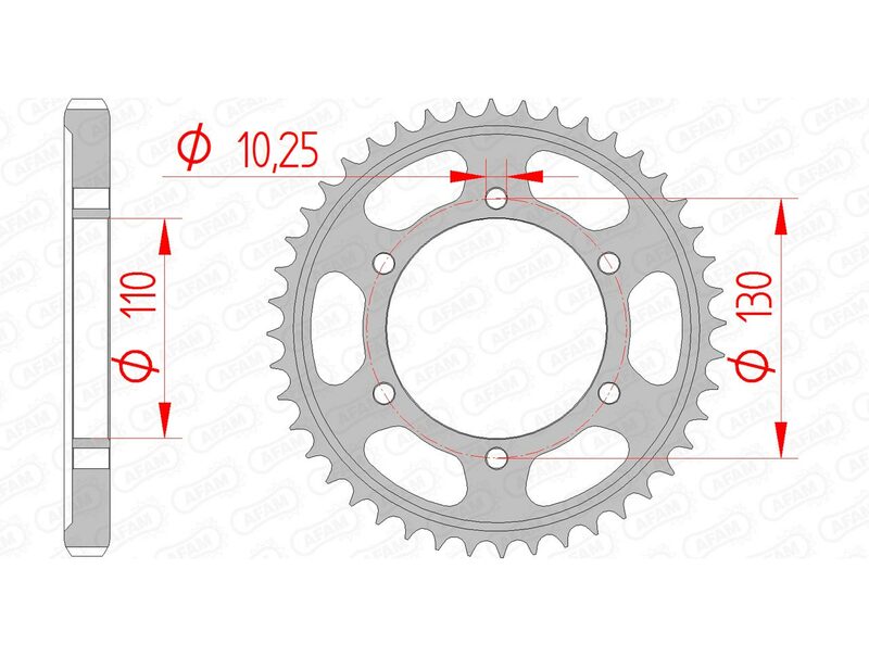 AFAM STEEL STANDARD BAGER TALT 12813 - 530