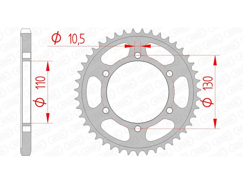 AFAM STEEL STANDARD BAGGROFT 12815 - 525