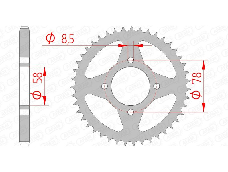 AFAM STEEL STANDARD BAGROPET 14201 - 428