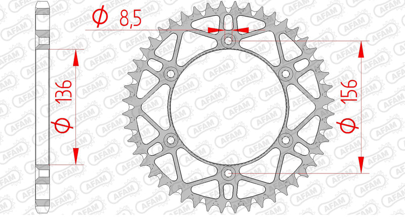 AFAM STEEL SELV -RENGELSE BAGGROFT 14206 - 520