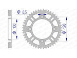 AFAM Aluminium Ultra-Light Self-rengøring bagfropet 15104-428