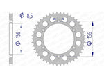 AFAM Aluminium bageste talt 15206 - 520