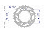 AFAM Aluminium bageste talt 15605 - 520