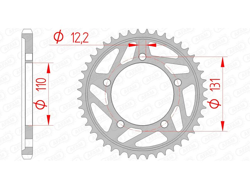 AFAM STEEL STANDARD BAGGROFT 164800 - 525