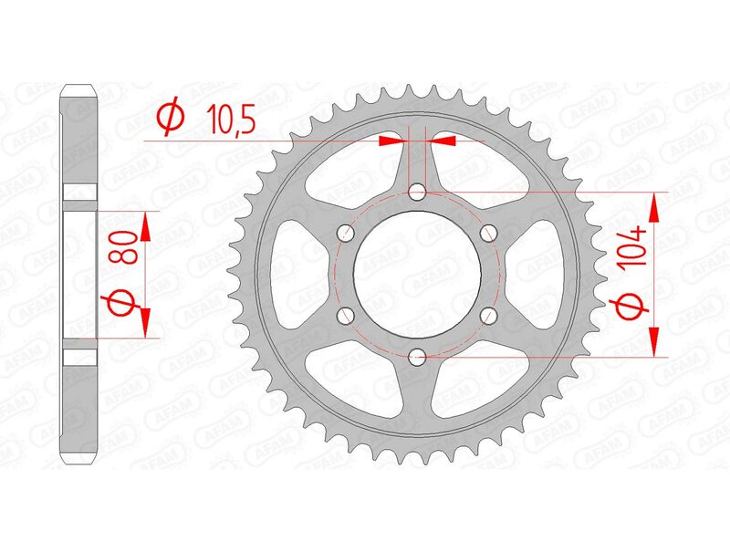 AFAM STEEL STANDARD BAGER TAL 16604 - 530