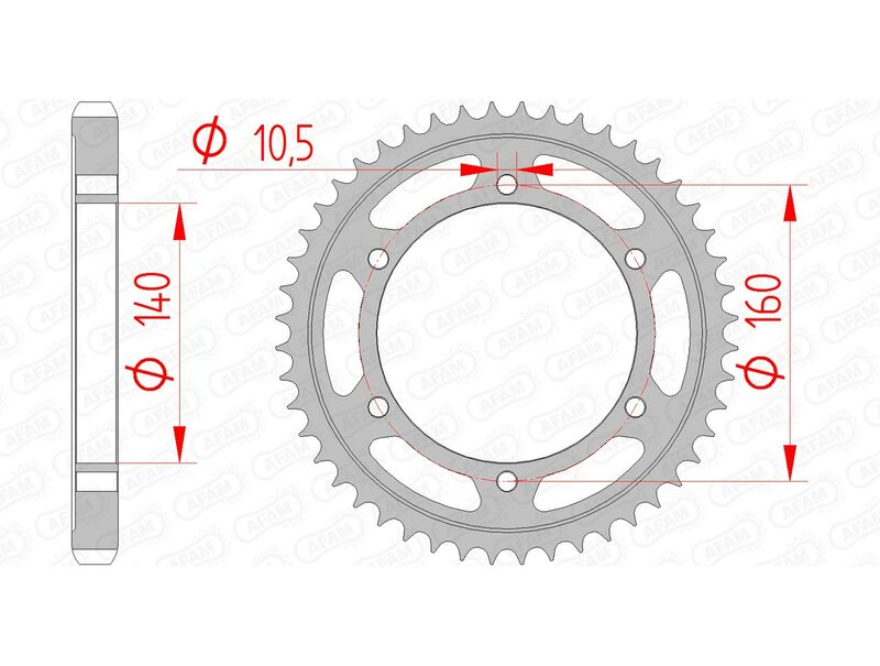 AFAM STEEL STANDARD BAGGROFT 16701530