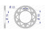 Afam aluminium bageste talt 17206520