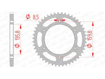 AFAM STEEL STANDARD BACK SPROCK 35304 - 520