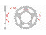 AFAM STEEL STANDARD BACK SPROKE 35801 - 520