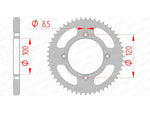 AFAM STEEL STANDARD BACK SPROPET 38200 - 428