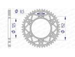 AFAM Aluminium Ultra-Light Self-rengøring Bagerste Spropet 39300-520