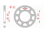 AFAM STEEL STANDARD BACK SPROCK 47200 - 428