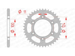 AFAM STEEL STANDARD BACK SPROCK 50602 - 520