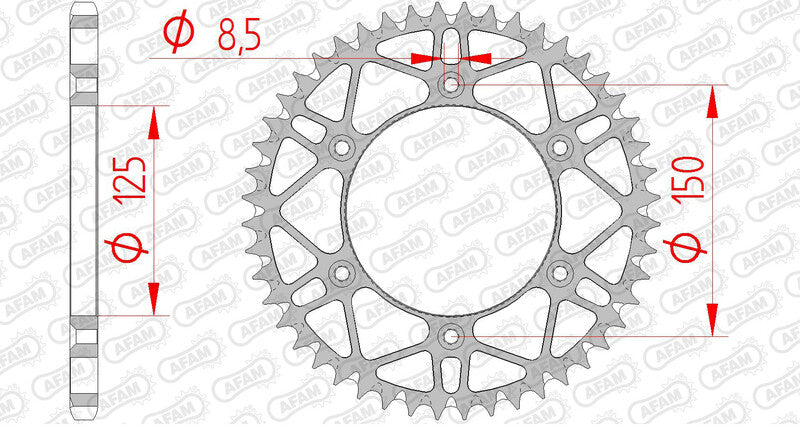 AFAM STEEL SELV -RENGELSE BAGGROFT 71304 - 520