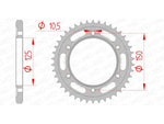 AFAM STEEL STANDARD BACK SPROCK 71800 - 525