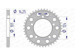 AFAM Aluminium bageste tandhjul 72801 - 525