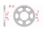 AFAM STEEL STANDARD BACK SPROCK 80103 - 420