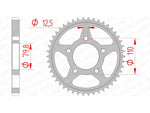 AFAM STEEL STANDARD BACK SPROCK 86600 - 530