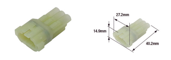 TOURMAX Vandtæt kvindeligt stik 090 (FRSH) -3-polet-ETP-105