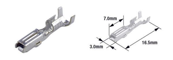 Tourmax Kvindelig terminalnål Type 070 (FRA) -BRASS-50-PACK-ETP-65