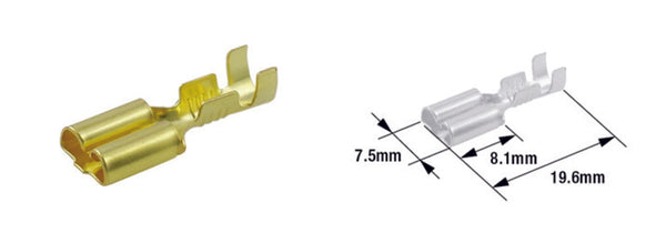 Tourmax Kvindelig terminal PIN-type 250-Mass-100-Pack-ETP-31