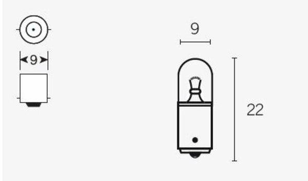 V Dele T85 Pærer 6V 4W - X10 14682