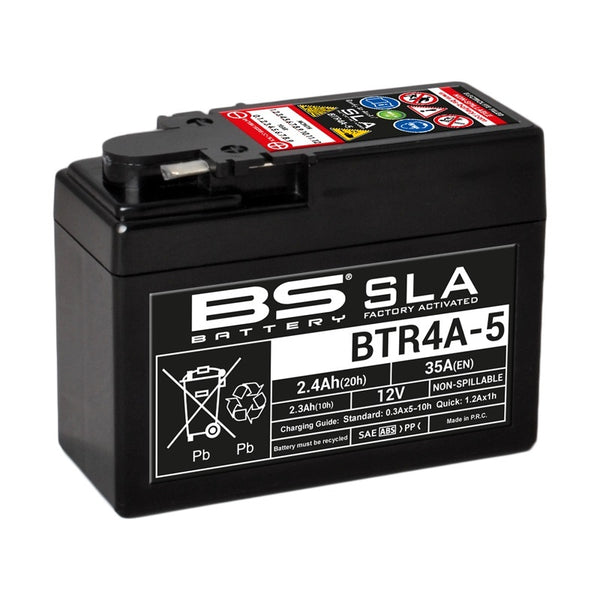 BS Battery SLA Batteri Vedligeholdelsesfrit Fabriksaktiveret - BTR4A-5 