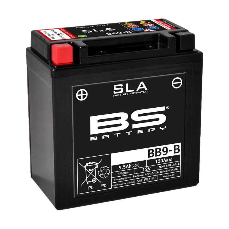 BS Battery SLA Batteri Vedligeholdelsesfrit fabriksaktiveret - BB9 -B