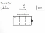 Yuasa konventionelt batteri uden syrepakker - 6n11a -1b