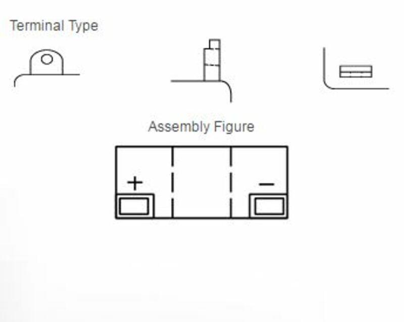 Yuasa conventional battery without acid packages - 6N11A -4