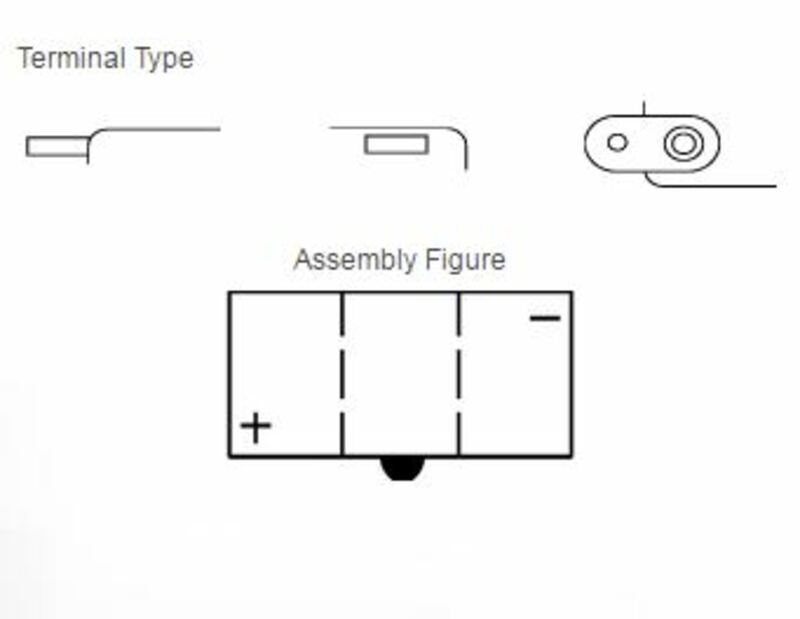 Yuasa conventional battery without acid packages-6N12A-2C/B54-6